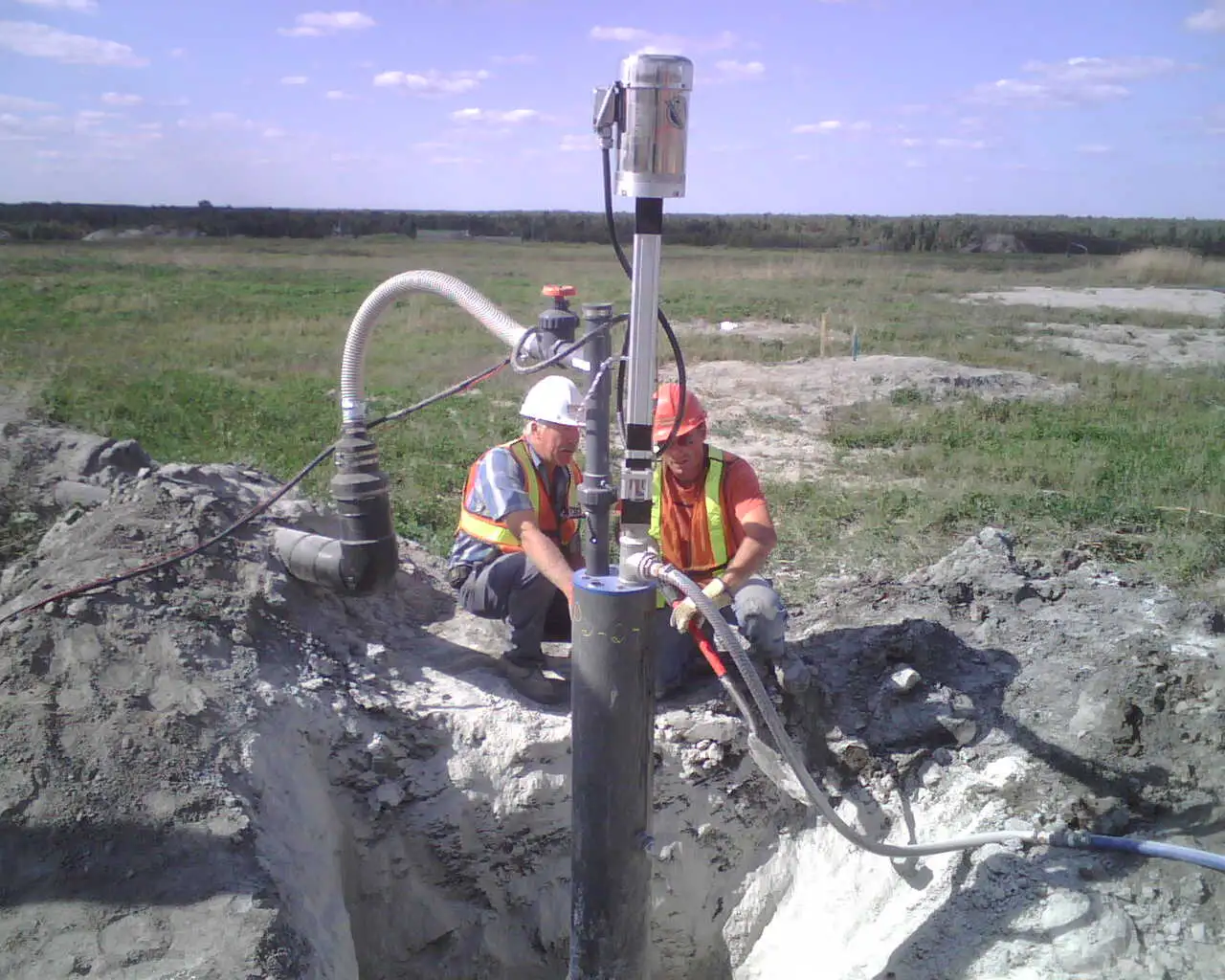 anchor pumping toxic chemicals